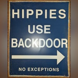 Vintage style metal sign